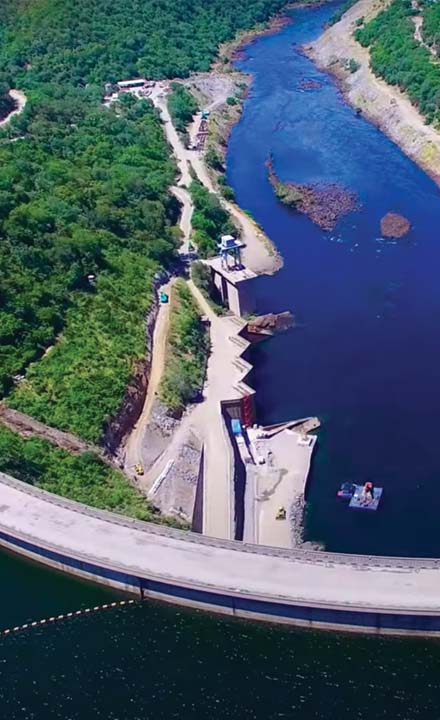 Kariba Dam Wall